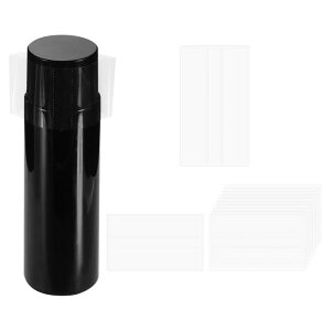 uxcell 200�̃q�[�g�V�������N ���b�v�o���h�A130x70mm�i5.1x2.8�C���`�jPVC�N���A�p�[�t�H���[�e�b�h�V�������N�o���h�A�{�g���A�W���[�A���b�v�O���X�`���[�u�A�ʁA�ʂɓK������L���b�v��