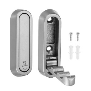 uxcell 2܂肽݃R[gtbNA2.87C`̃wr[f[eB[܂肽ݕǃtbNی^Ǌ|^ItbNALb`փN[[bgpXy[XߖAu CgO[