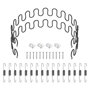 uxcell 2Pcs 25.6" EH[ibgXvOLbg J[{|̂݃NbVCLbgA[`XvO oXtbN SXvONbv \t@NCjO`FAp̃l