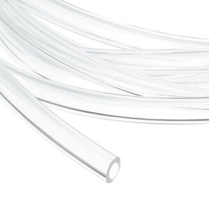 uxcell �N���APVC�`���[�r���O 6mm���ax9mm�O�a - 15ft PVC�`���[�u�y�ʃr�j�[���z�[�X �����ȏ_��ȃv���X�`�b�N���`���[�r���O ��C �I�C�� ���]���p ������ ���
