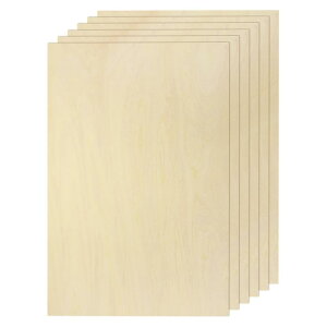 uxcell 6���̃o�X�E�b�h�V�[�g12 x 18 x 1/16�������d�グ�̖ؐ����� �G�� �N���t�g ���U�[ �J�b�e�B���O �����p