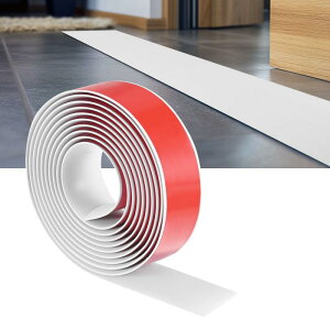 M METERXITY ���p�g�����W�V�����X�g���b�v���ȔS���� 10FTx1.58�C���`�i3.05m×4cm�jPVC�t���b�g�f�B�o�C�_�[���p�g�����W�V���� ���̌���/���^�C���̐ڍ��p �h�A�E�F�C�g�����W�V�����X�g���b�v[