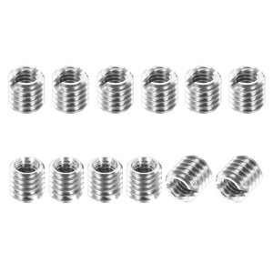 PATIKIL �X���b�h�A�_�v�^�[�X���[�u�k���i�b�g 12��M6x1���X����M4x0.7���X�ւ̏C���p�C���T�[�g�i�b�g�X�N�����[���f���[�T�[�ϊ�303�X�e�����X�|�t�@�X�i�[6mm