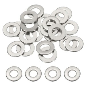 PATIKIL 5/16"ID x 5/7"OD�X�e�����X�X�`�[���t���b�g���b�V���[ 20�ۂ��������b�V���[���^�X�y�[�T�[ �l�W�{���g�i�b�g�A�\�[�g�����g