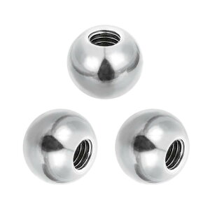 PATIKIL 3��M5 x 10mm�{�[���i�b�g�m�u 304�X�e�����X�X�`�[�����E���h�\���b�h�V���o�[���C�g�t�B�N�X�`�������p�l�W�L���b�v�J�o�[�}�V�i���[�n�[�h�E�F�A