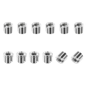 PATIKIL �X���b�h�A�_�v�^�[�X���[�u���_�N�V�����i�b�g 12��M5x0.8���X����M3x0.5���X�ւ̏C���p�C���T�[�g�i�b�g�X�N�����[�k���p��ϊ�303�X�e�����X�X�`�[���t�@�X�i�[5mm