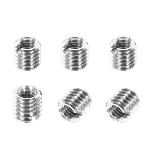 PATIKIL �X���b�h�A�_�v�^�[�X���[�u���_�N�V�����i�b�g 6��M6x1���X����M4x0.7���X�ւ̏C���p�C���T�[�g�i�b�g�X�N�����[�k���p��ϊ�303�X�e�����X�X�`�[���t�@�X�i�[6mm
