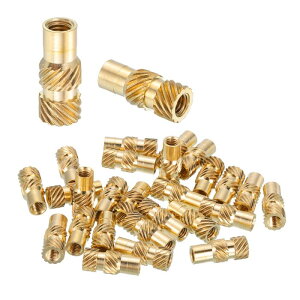 uxcell 28�̃l�W�}�����i M4 x 12mm L x 6mm OD ���^�������g���b�N�˂��؂�i�b�g�����˂��؂�q�[�g�Z�b�g�}�����ߍ��݃i�b�g 3D�v�����g���i����уv���X�`�b�N�ޗ��p