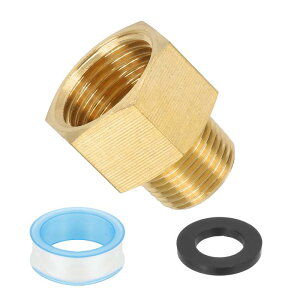 PATIKIL 1/2" G  x 3/8" N PT ^JIXǌp pCvRlN^[f[T[A_v^[ GALPKXpPTFEe[vt-1PCS