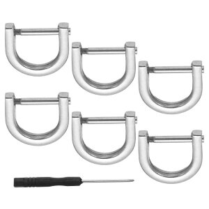 PATIKIL 9/16" DO˂݃VbN 6 z[XV[U^DO~`obN zL[`F[J[ANZT[Ntgpi Vo[