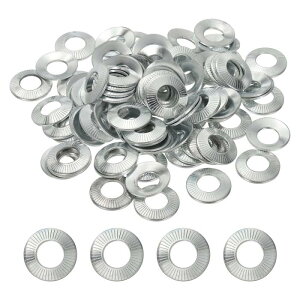 PATIKIL M10x22x1.5mm �t���b�g���b�V���[ 100�� 65Mn�|�x���r���X�v�����O�f�B�X�N���b�V���[ �~���` �˂��ꃁ�g���b�N�K�X�P�b�g �����ԎY�ƌ��ݗp�i�������߂����j