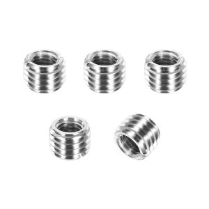 PATIKIL �X���b�h�A�_�v�^�[�X���[�u�k���i�b�g 5��M12x1.75���X����M8x1.25�I�X�C���C���T�[�g�i�b�g�X�N�����[���f���[�T�[�ϊ�303�X�e�����X�|�t�@�X�i�[8mm