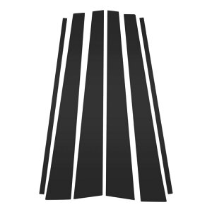 Partuto Toyota�ɑΉ������h�N���[�U�[4700/FJ80/100 1996-2007�p��6�Z�b�g�̃t�����g���A���E�ԃh�A�s���[�E�B���h�E�g�����A�v���X�`�b�N���̃u���b�N