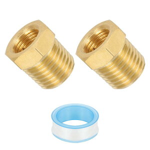 PATIKIL 1/8" N PTX x 1/4" N PTIX^JpCvp GALPKXp̃pCvRlN^kpA_v^[ PTFEe[vt - 2