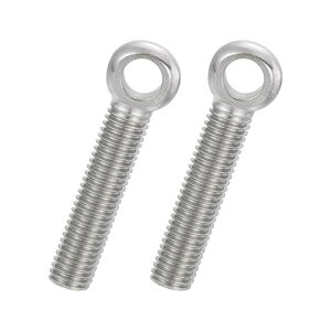 PATIKIL �A�C�{���g M12x65mm 2�� �X�e�����X�� �{���g�Z�b�g �݂艺�� �Ƌ�̌Œ� �⋭ �ƒ� ������ �@�B��Ɨp