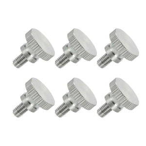 uxcell 6�� M5 x 8mm �t���b�g�j���[�g�w�b�h�T���X�N�����[ 304�X�e�����X�X�`�[�����S�˂��T���X�N�����[�{���g�t�@�X�i�[ �Ɩ��Ɠd�d�q�@��p