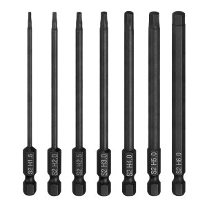 uxcell 7 tbgZpwbhhrbg H1.5/H2/H2.5/H3/H4/H5/H6 }Olbg[ 1/4" ZpVN 100mm (4")  S2| gbNZplWhCo[ rbg ` \Pbg, 