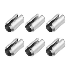 uxcell 6�� �X���b�g���蕪�����[���s��12/25�i12mm�j���a4/5�i20mm�j�����|���X�v�����O�e���V�����g���_�E�G�� ���S�ȌŒ�p �V���o�[