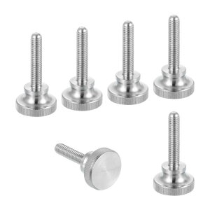 uxcell 6�� M6 x 30mm�m�u�˂� 304�X�e�����X�|�_�C�������h�w�b�h�m�u�˂����[�g���m�u�{���g�t���V�����_�[�O�����v�m�u�n���h�^�C�g���X���b�h�t�@�X�i�[ 20mm Dia