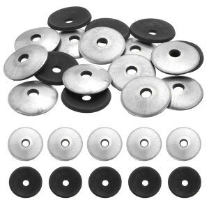 uxcell 70�p�b�N �J�[�{���X�`�[��EPDM�{���f�b�h�V�[�����O���b�V���[ 5/16 x 1�l�I�v�����N�b�V�������b�V���[�K�X�P�b�g �{���g�@�B�p�iM8x25mm�j