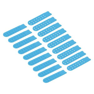 uxcell 20 �y�A�̃X�i�b�v�o�b�N �X�g���b�v�J�o�[�A�_�u�����[14���v���X�`�b�N�����\�ȖX�q�X�i�b�v�o�b�N�������p�L���b�v�C���i�p�E�_�[�u���[�j