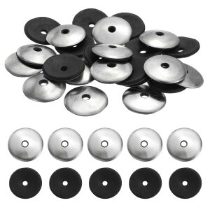 uxcell 70�p�b�N �X�e�����X�|EPDM�{���f�b�h�V�[�����O���b�V���[ #12 x 1-3/16�l�I�v�����N�b�V�������b�V���[�K�X�P�b�g �{���g�@�B�p�iM5.5x30mm�j