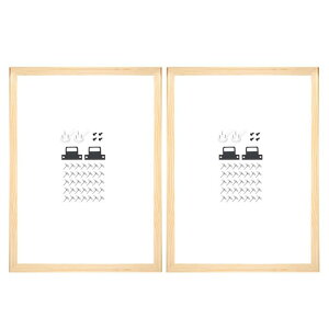 uxcell 2 DIYLoXL΂[o[A24 x 16C` LoXt [ ؐt[Lbg SȐL΂[t[ G vg |X^[