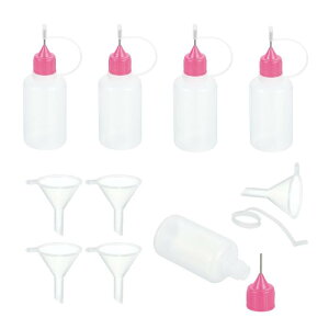 uxcell 5 j[h[XNC[Y{g 30ml/1oz ڒܐ[AvP[^[{gvX`bNt̐ڒ܃{g y[p[Ntg G  CNpisN t@l5tj