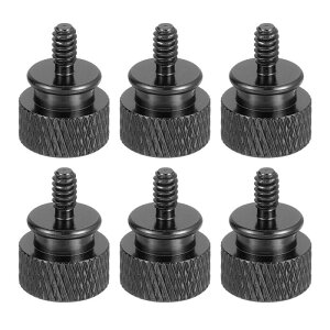 uxcell 6 #6-32 UNC A~TXN[ 12x16mm(ODxH) Rs[^[P[XTXN[ PC TChpl }U[{[htplW 