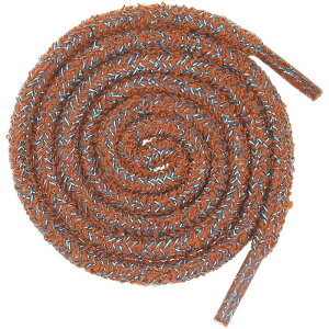 Elerevyo Round Colorful Fashion Shoelaces for Sneakers Gold Wire Bling Shoe Laces Reddish Brown 200cm/78.74"