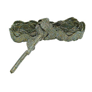 Elerevyo 2 Pairs Metallic Glitter S-Shaped Wave Shoe Laces, Bling Shiny Shimmer Flat Thin Shoelaces Shoestrings Colorful Gold 80cm/31.5"