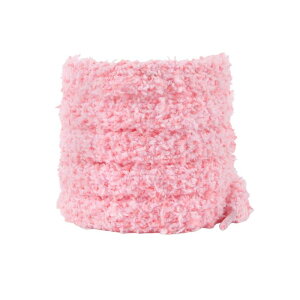 Elerevyo 1 Pair Flat Fuzzy Contrast Color Shoe Laces, 0.47" Wide Fat Soft Fluffy Shoelaces Shoestrings for Sneakers Pink 120cm/47.2"