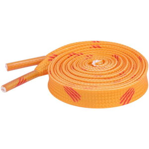 Elerevyo Flat Shoe Laces Scratch Pattern Colored Print Sneakers Shoelaces for Sneakers 1 Pair Orange 160cm/63"