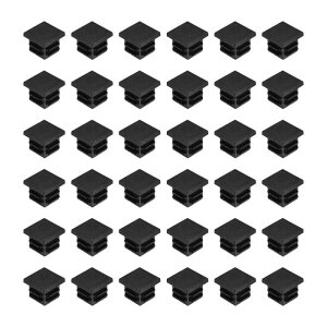 uxcell 48�̐����`�v���X�`�b�N�v���O�A19 x 19mm/0.75 x 0.75�C���`PE�p�C�v�`���[�r���O�G���h�L���b�v�A15-17mm/0.59-0.67�C���`�����`�`���[�u�Ƌ�֎q�r�p�A��