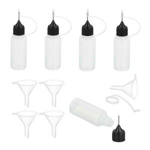 uxcell 5 j[h[XNC[ Y{g 15ml/0.51ozڒܐ[AvP[^[{gvX`bNt̐ڒ܃{g y[p[Ntg G  CNpi t@l5tj