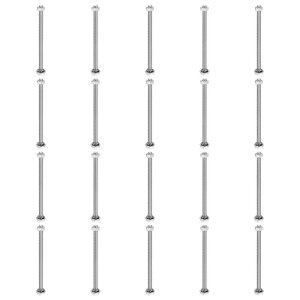 uxcell M4 x 60mm 304�X�e�����X�|�Z�p�w�b�h�{���g �i�b�g �t���b�g�����b�N���b�V���[�A�\�[�g�����g�L�b�g �S�˂� ���邢�d�グ �ƒ�p �d�q�@�� �@�B 20�Z�b�g