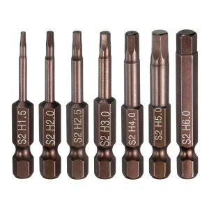 uxcell 7 tbgZpwbhhrbgH1.5/H2/H2.5/H3/H4/H5/H6 }Olbg[ 1/4" ZpVN 50mm (2")  S2| gbNZplWhCo[ hCo[rbg ` \Pbg F