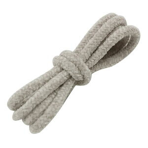 Elerevyo Round Fuzzy Shoe Laces for Sneakers, 0.24'' Hairy Soft Wide Shoelaces for Casual Shoes 2 Pairs Grey 120cm/47.24