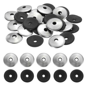 uxcell 70�p�b�N �X�e�����X�|EPDM�{���f�b�h�V�[�����O���b�V���[ #12 x 1�l�I�v�����N�b�V�������b�V���[�K�X�P�b�g �l�W�{���g�@�B�p(M5.5x25mm)