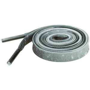 Elerevyo Sneaker Gradient Shoe Laces for Sneakers Tie-Dye Flat Shoe Laces Cute Shoe Strings 1 Pair Grey 140cm/55.1