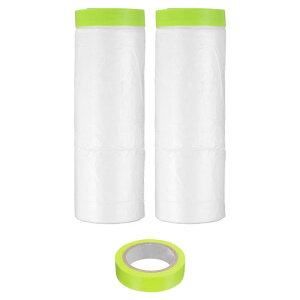 uxcell ve[vꂽ}XLOtBA4.9ft x 66ftA2{̒ǉ̃yC^[Ye[vAhیp̃nC ^bNyC^[Ye[vA΁A2