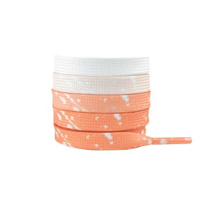 Elerevyo Flat Ink Splash Gradient Shoelaces Colorful Shoe Strings for Athletic Running Sneakers 1 Pair Gradient Orange 140cm/55.1