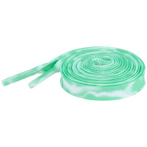 Elerevyo Flat Texture Shoestrings Tie-Dye Shoelaces Printed Shoe Lace for Sneakers Athletic 1 Pair Mint Green -1 140cm/55.1