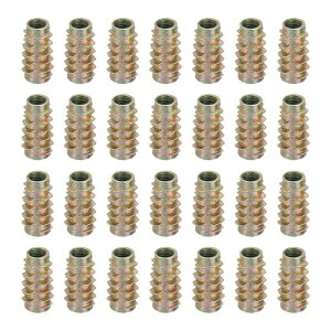 uxcell �؍ޗp28�̃l�W���݃C���T�[�g�A��������M6�X���b�h�C���T�[�g�i�b�g�w�b�N�X�t���b�V���\�P�b�g�h���C�u�X�N�����[20mm���Ƌ�A�L���r�l�b�g�A�e�[�u���A�֎q�p