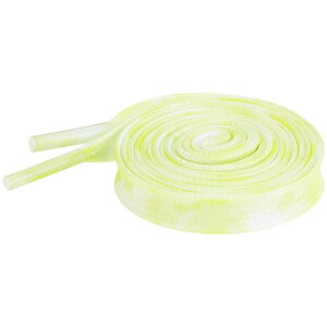 Elerevyo Flat Texture Shoestrings Tie-Dye Shoelaces Printed Shoe Lace for Sneakers Athletic 1 Pair Light Yellow 120cm/47.2