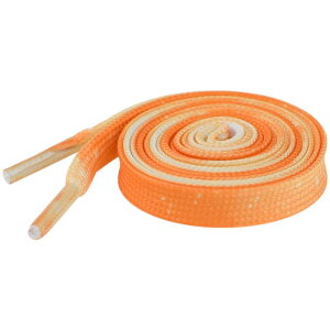 Elerevyo Sneaker Gradient Shoe Laces for Sneakers Tie-Dye Flat Shoe Laces Cute Shoe Strings 1 Pair Orange 120cm/47.2