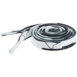 Elerevyo Flat Shoe Strings Irregular Color Blocks Colored Striped Shoelaces for Sneakers Sports Shoes Boots 2 Pairs White-Black 120cm/47.2"