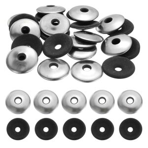 uxcell 70�p�b�N �X�e�����X�X�`�[��EPDM�{���f�b�h�V�[�����O���b�V���[ 1/4 x 1�l�I�v�����N�b�V�������b�V���[�K�X�P�b�g �{���g�@�B�p�iM6.3x25mm�j