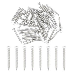 uxcell 60 M4.2x50mm FpwbhȍUB 410XeX|ȃh˂V[gp˂ Vo[