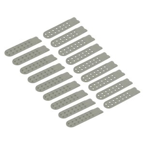 uxcell 10 �y�A�̃X�i�b�v�o�b�N �X�g���b�v�J�o�[�A�_�u�����[14���v���X�`�b�N�����\�ȖX�q�X�i�b�v�o�b�N�������p�L���b�v�C���p�i�O���[�u���[�j